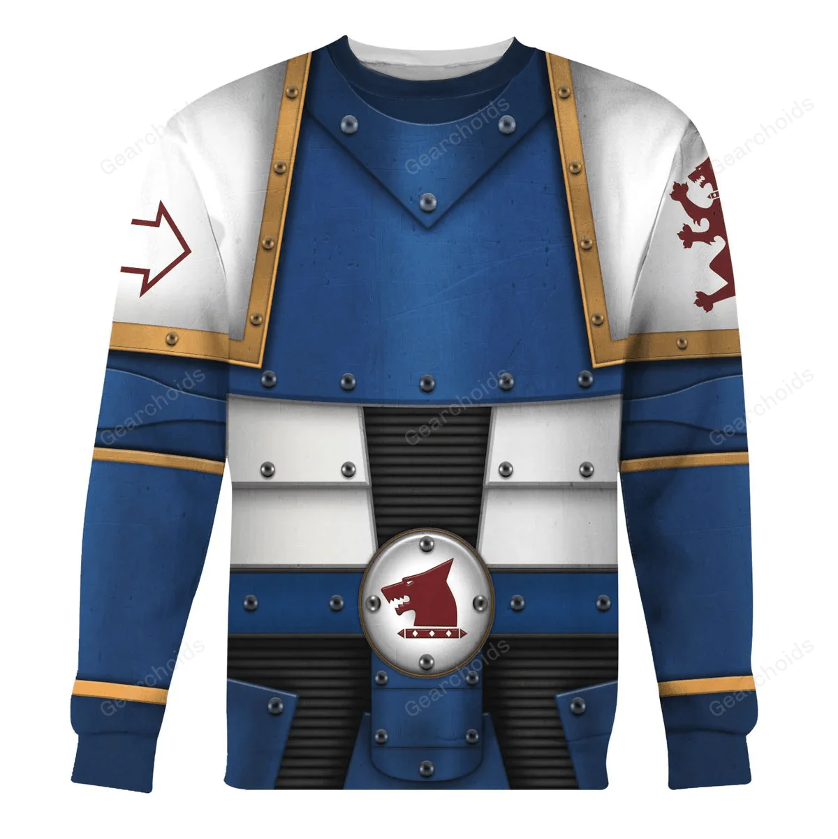 Pre-Heresy War Hounds Legion Colour Scheme - Costume Cosplay Hoodie Sweatshirt Sweatpants CSWRH069 - Image 5