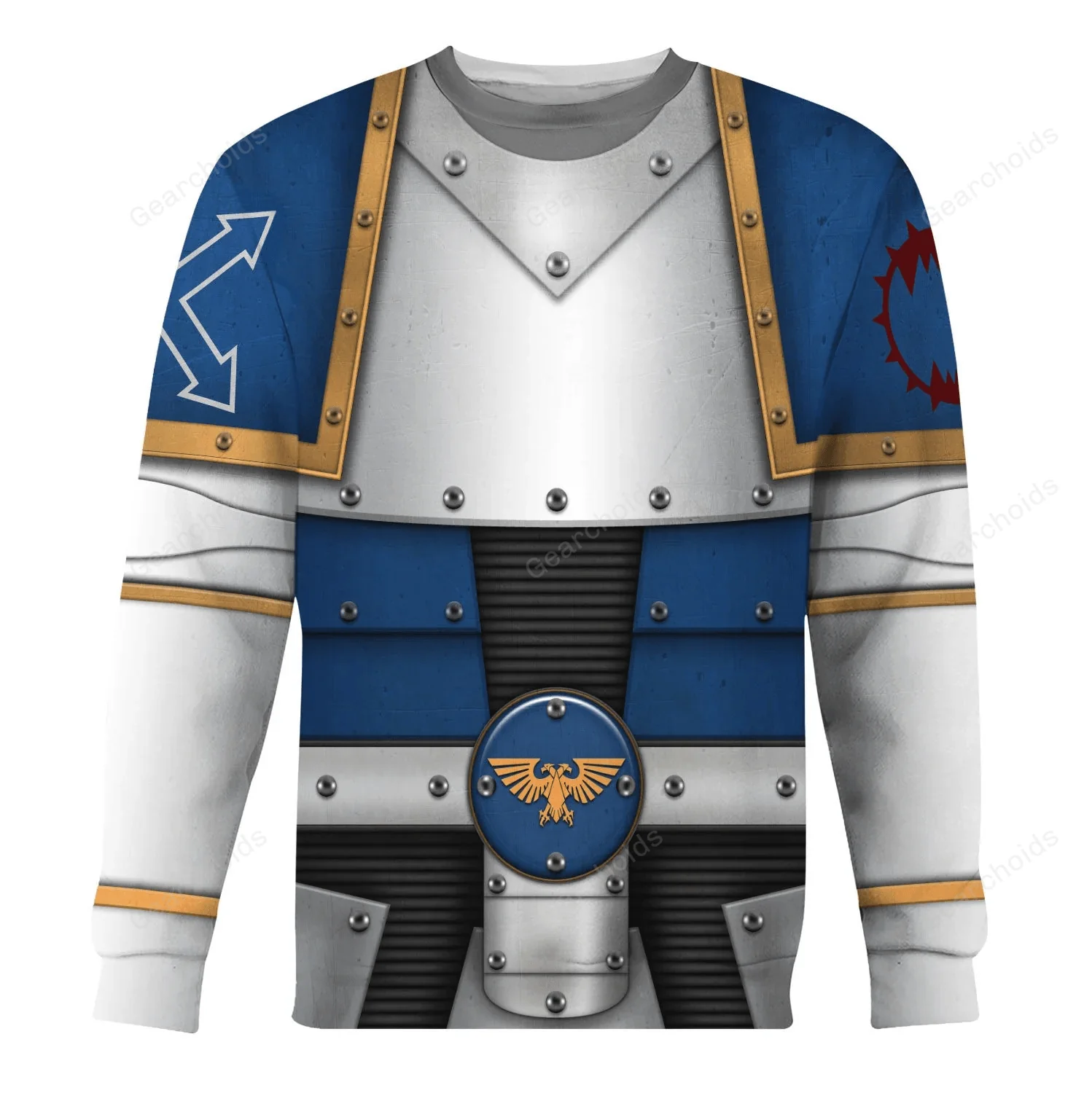 Pre-Heresy World Eaters Legion Colour Scheme - Costume Cosplay Hoodie Sweatshirt Sweatpants CSWRH070 - Image 5