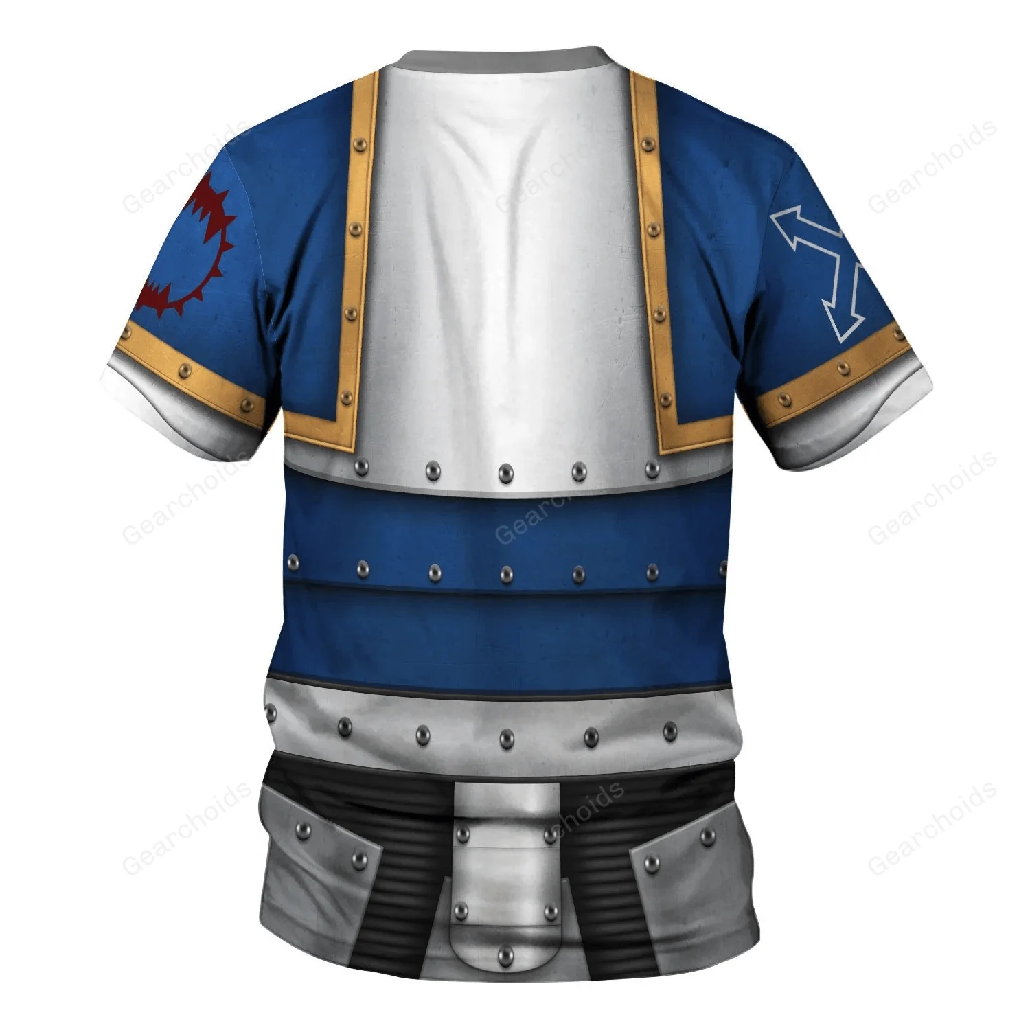 Pre-Heresy World Eaters Legion Colour Scheme - Costume Cosplay T-shirt CSWRH070 - Image 2