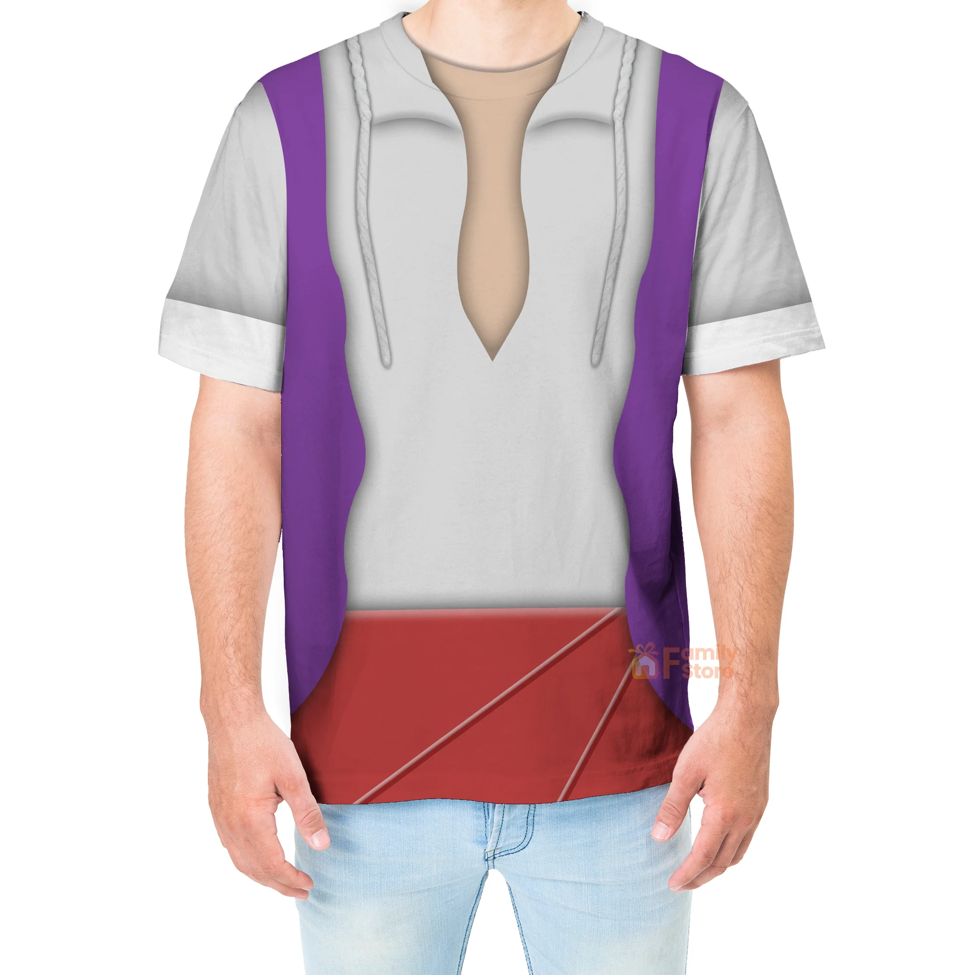 Prince Ali Aladdin Costume T-Shirt - Image 3