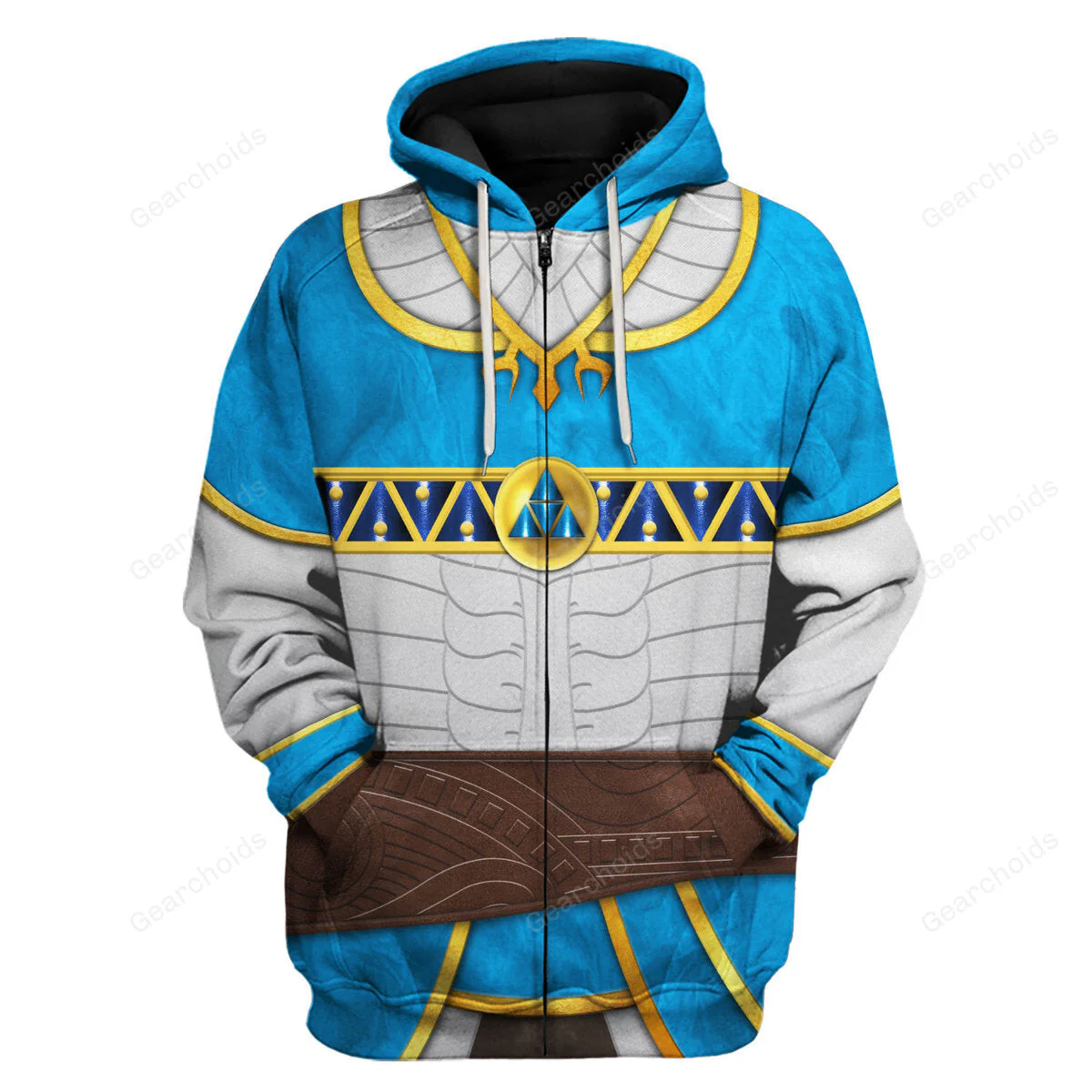 Princess Zelda Attire Hoodie Sweatshirt Sweatpants ZDHS05 - Image 3