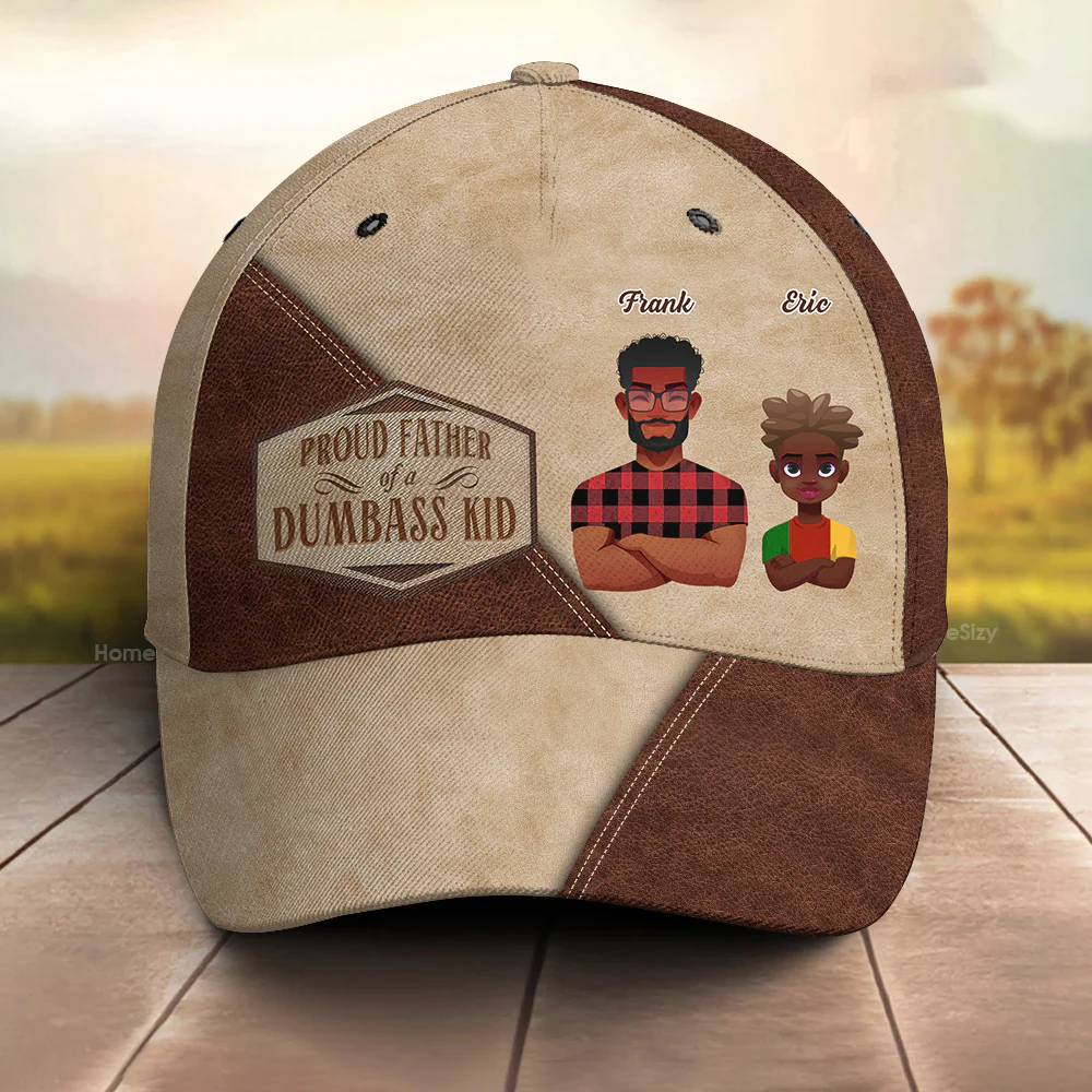 Proud Father - Personalized Classic Cap - Gift For Dad, Grandpa, Father's Day | CL50 NA94