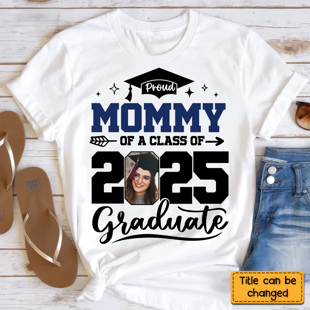 PT Custom Photo So Proud Of Being A Graduate - Family Personalized Custom Unisex T-shirt, Hoodie, Sweatshirt - Graduation Gift For Family Members, Siblings, Brothers, Sisters | Custom Photo - Image 4