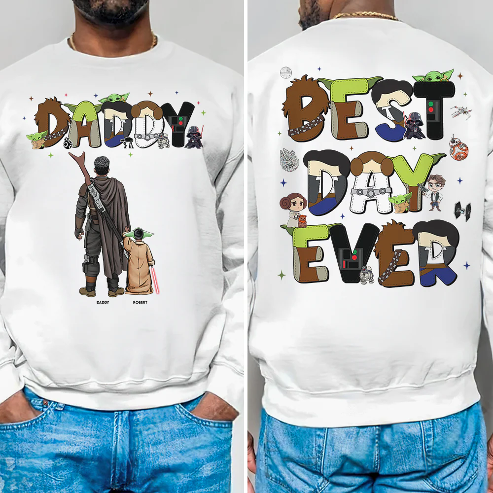 PT Stwa Galaxy Dad Shirt - - Personalized  Shirt - Gifts For Dad | CL08 - Image 3