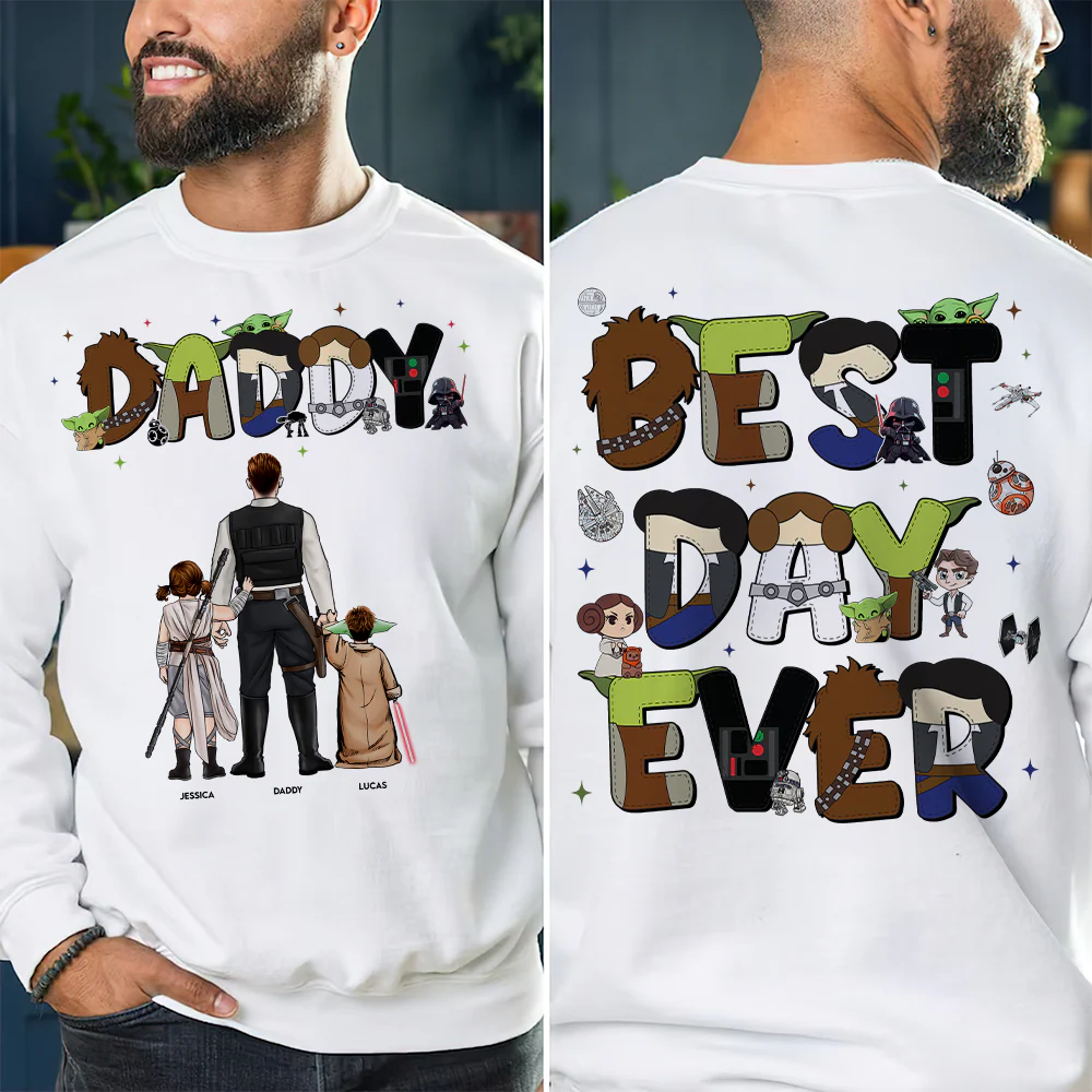 PT Stwa Galaxy Dad Shirt - - Personalized  Shirt - Gifts For Dad | CL08 - Image 4