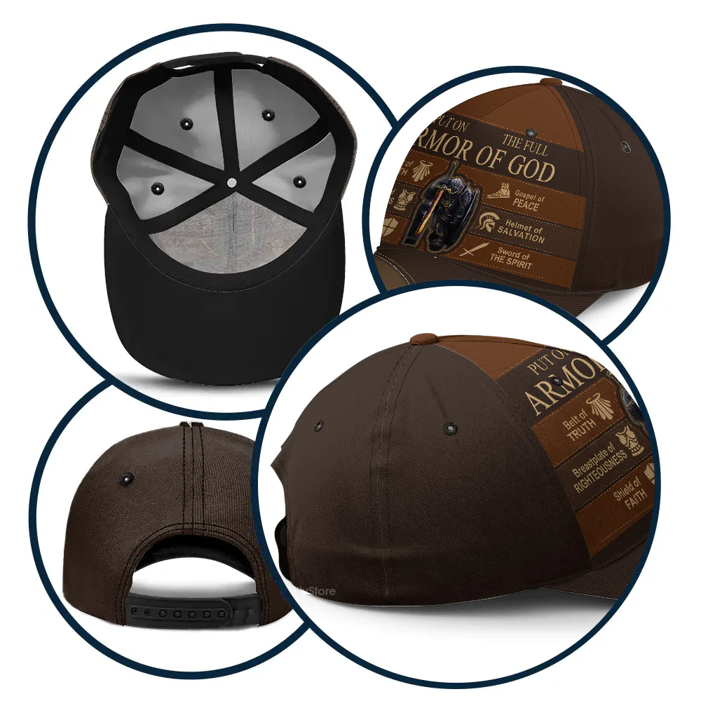 Put On The Full Armor Of God - Personalized Classic Cap - Image 8
