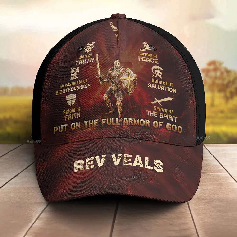 Put On The Full Armor Of God - Personalized Classic Cap - Gift for Men, Dad, Grandpa, Husband, Father's Day Gift NA94 - Image 3