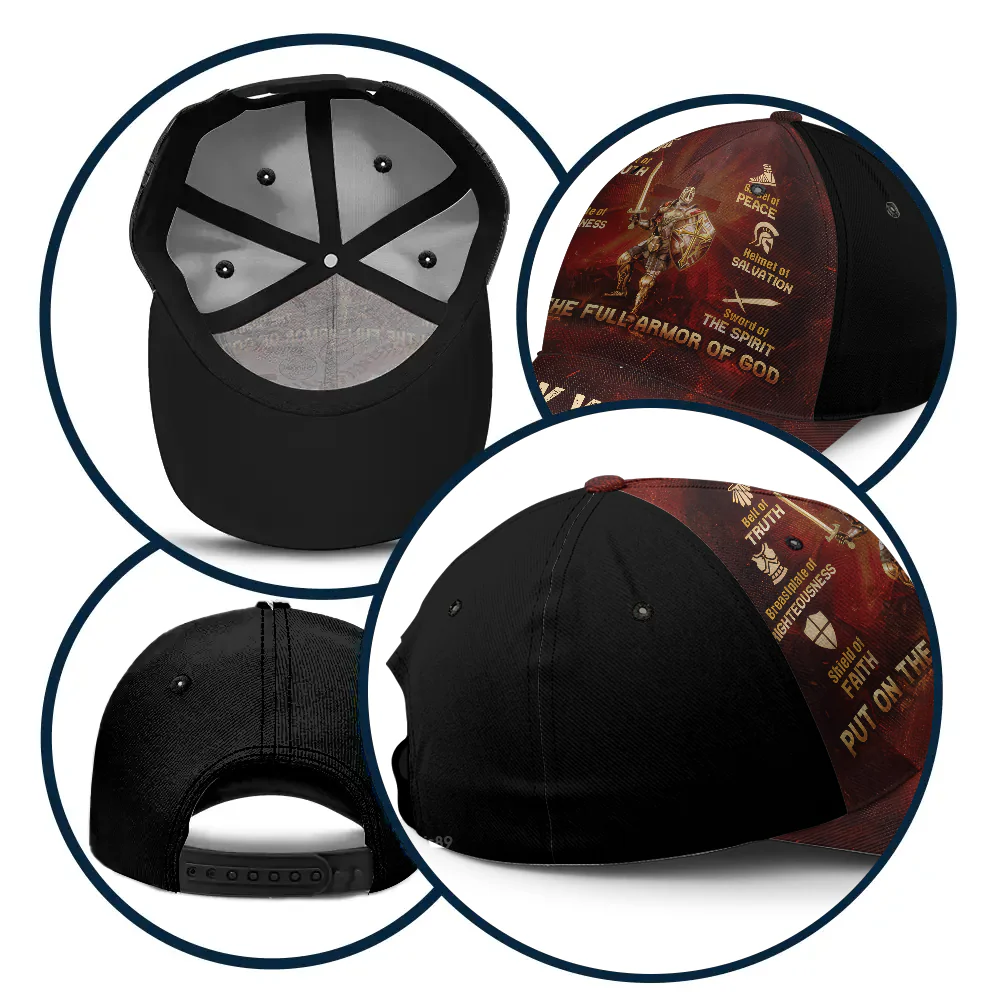 Put On The Full Armor Of God - Personalized Classic Cap - Gift for Men, Dad, Grandpa, Husband, Father's Day Gift NA94 - Image 8