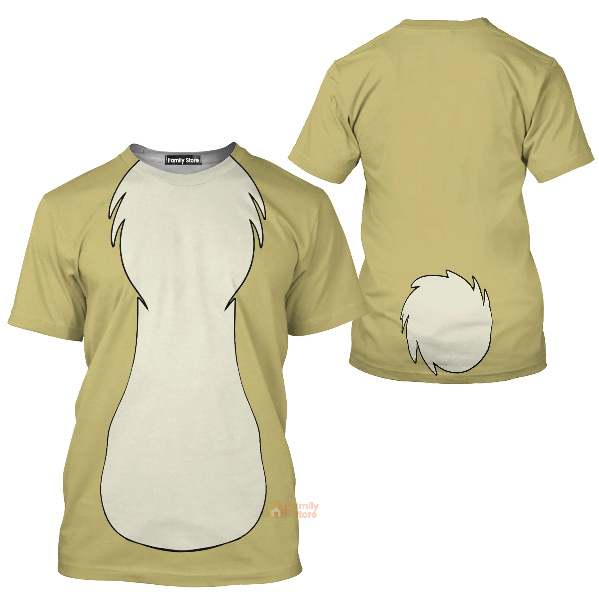 Rabbit Winnie The Pooh Costume T-Shirt For Men - Image 3