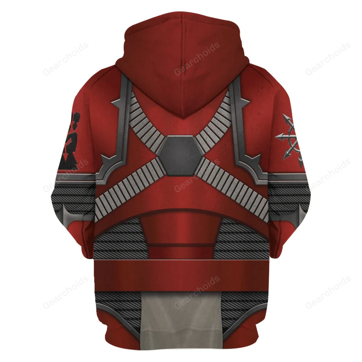 Red Corsairs Warband Colour Scheme - Costume Cosplay Hoodie Sweatshirt Sweatpants CSWRH086 - Image 4