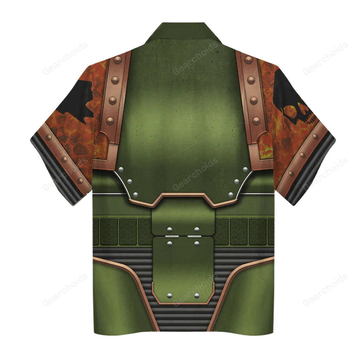 Salamanders In Mark III Power Armor - Costume Cosplay Hawaiian Shirt CSWRH171 - Image 2