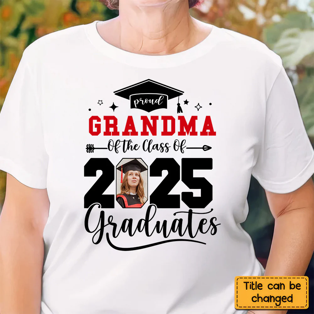 Senior Family Graduation - Personalized Shirt - Graduation Gift, Senior Gift,  Loving Gift for Grandma, Mom, Wife, Grandparent | Custom Photo NH96 - Image 2