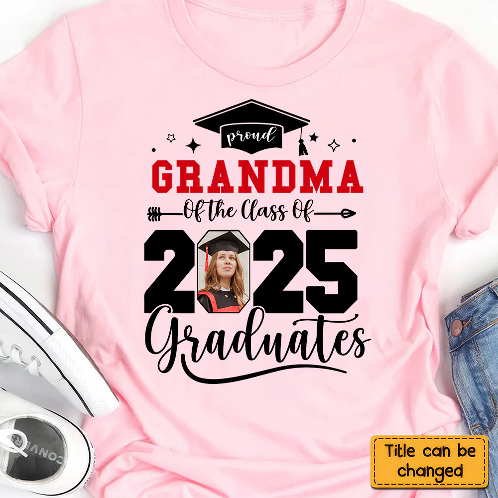 Senior Family Graduation - Personalized Shirt - Graduation Gift, Senior Gift,  Loving Gift for Grandma, Mom, Wife, Grandparent | Custom Photo NH96 - Image 5