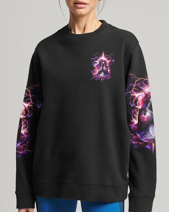 She Who Kneels Before God - Women's All Over Print Shirt - AT407010 - Image 11