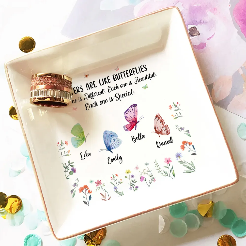 Sister Are The Gardeners Of Our Souls - Personalized Jewelry Dish - Gift For Besties, Friends, Sisters NA94 - Image 4