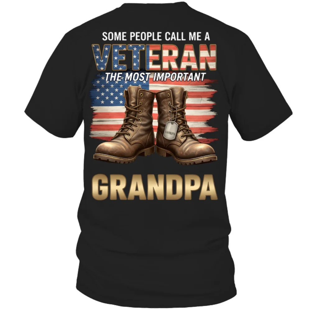 Some People Call Me A Vetteran Shirt - Gift For Veteran, Grandpa, Dad | HN02