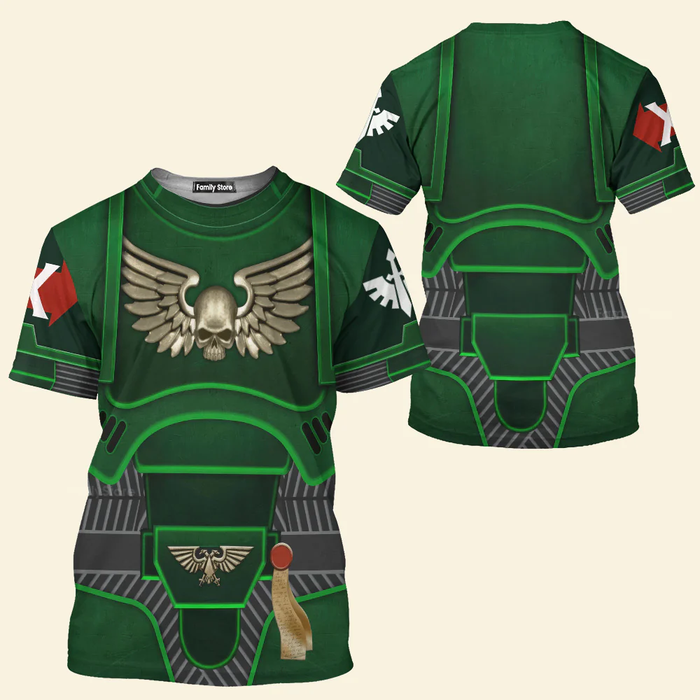Space Marines Dark Angels - Costume Cosplay Hoodie Sweatshirt Sweatpants CSWRH037 - Image 11