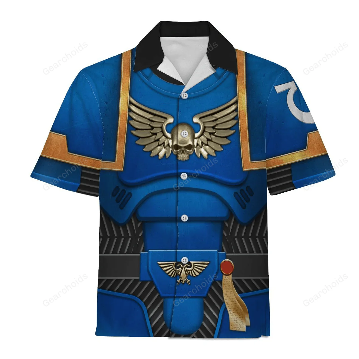Space Marines Ultramarines - Costume Cosplay Hawaiian Shirt CSWRH001