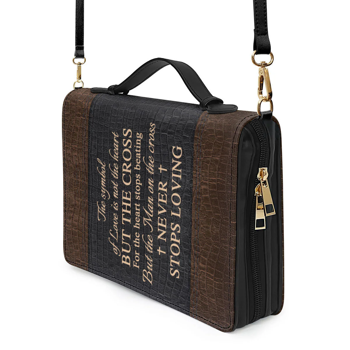 Special Jesus The Man On The Cross Never Stops Loving - Thoughtful Gift For Christians - Personalized Bible Covers - AT4081417 - Image 5