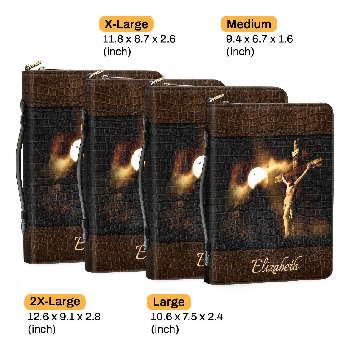 Special Jesus The Man On The Cross Never Stops Loving - Thoughtful Gift For Christians - Personalized Bible Covers - AT4081417 - Image 6