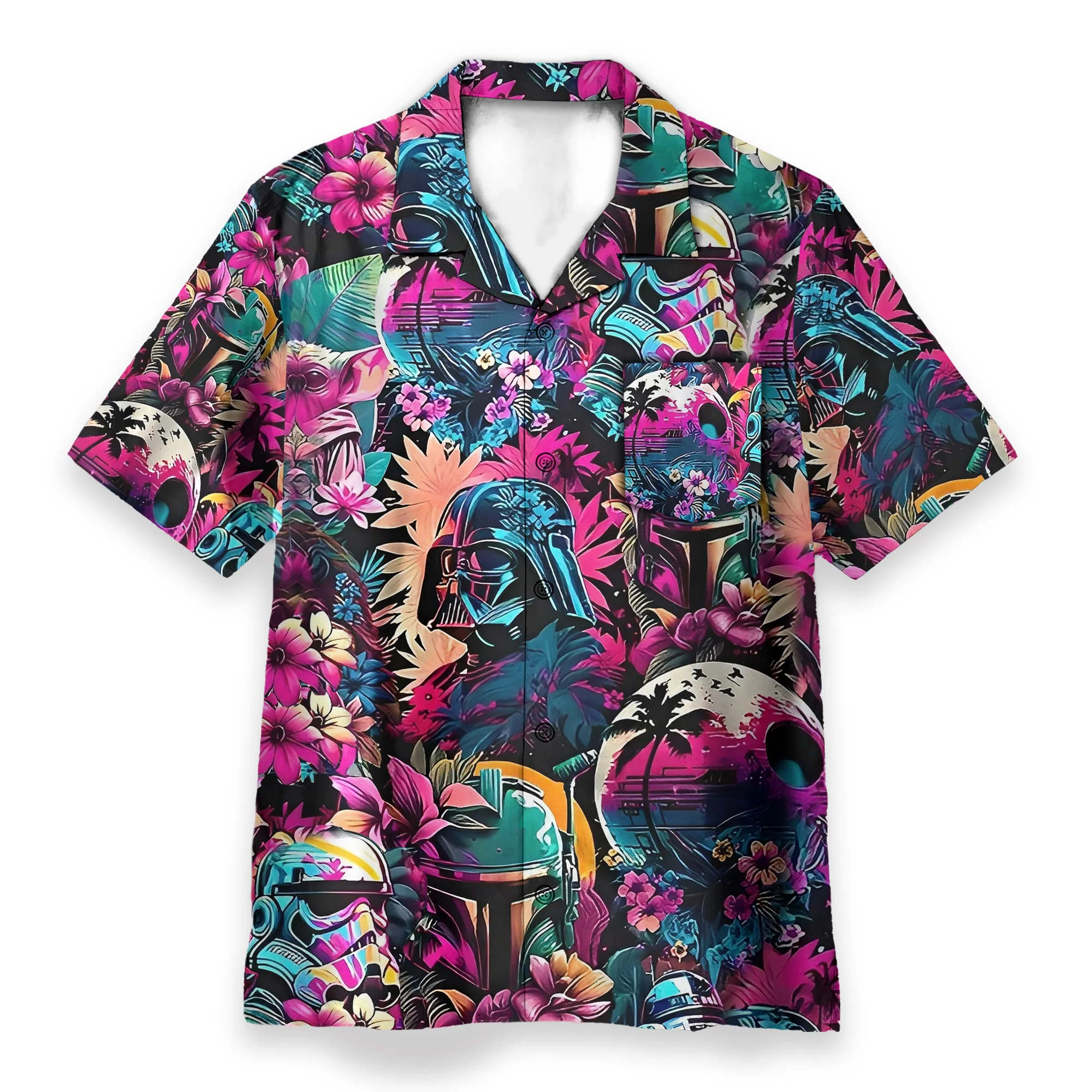 Special Stwa Synthwave 02 - Hawaiian Shirt For Men, Women, Kids - Image 2