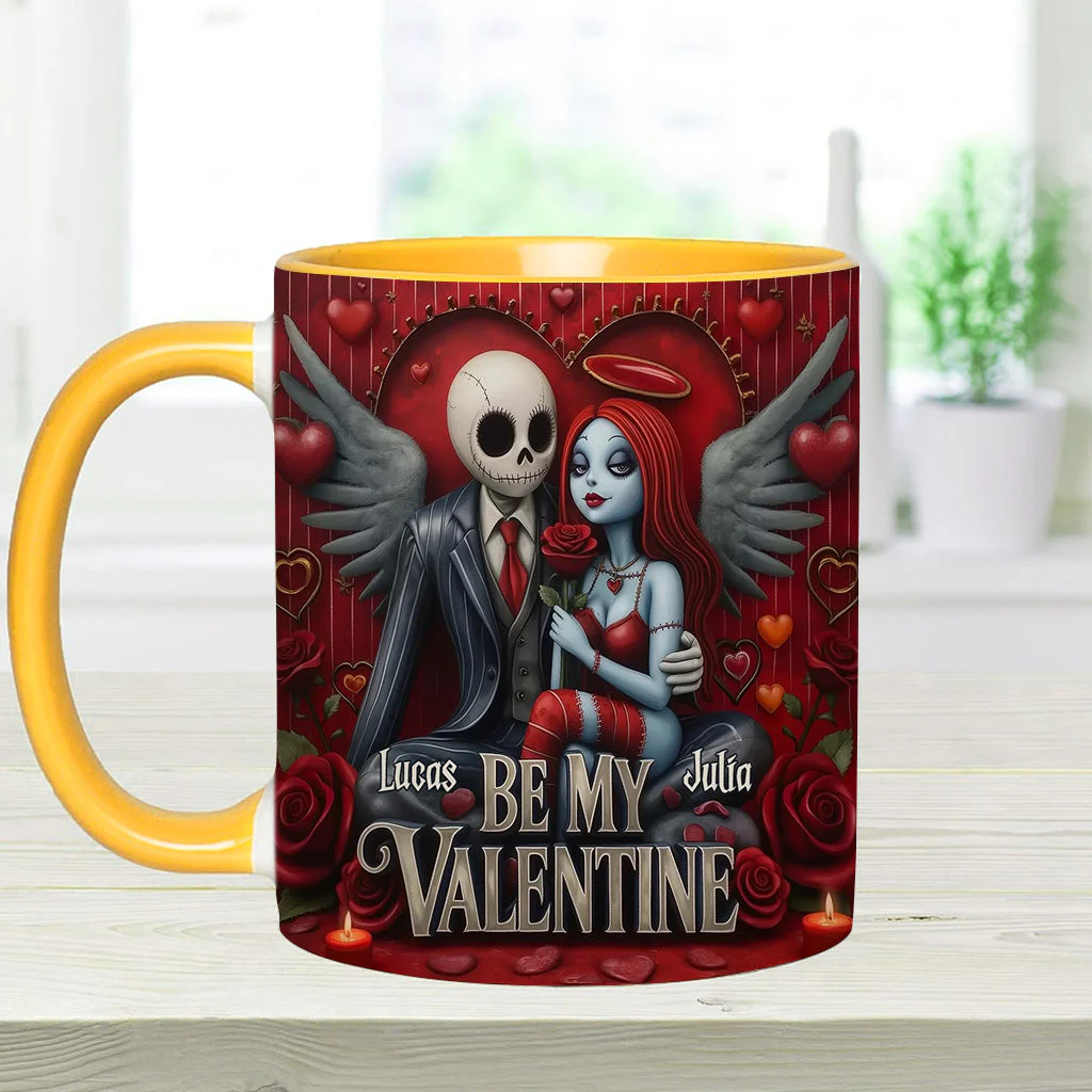 Spooky Be My Valentine - Personalized Accent Mug - Gift For Couples, Movie Fans | NL122 - Image 15