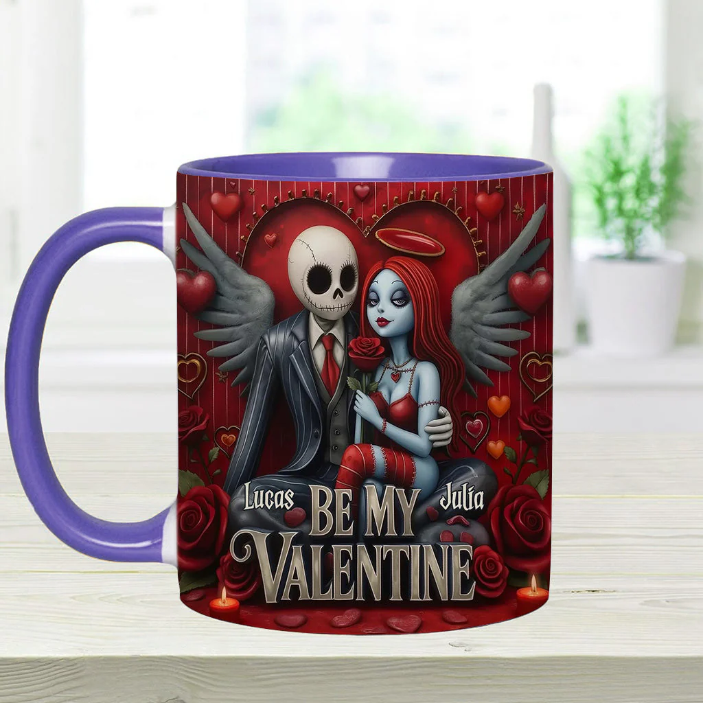 Spooky Be My Valentine - Personalized Accent Mug - Gift For Couples, Movie Fans | NL122 - Image 16