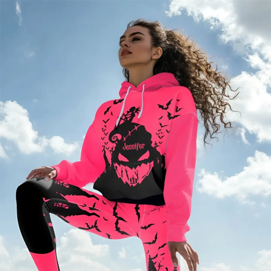 Spooky Boogie Man - Personalized Hoodie And Leggings - Halloween & Christmas Gift HH01 - Image 2