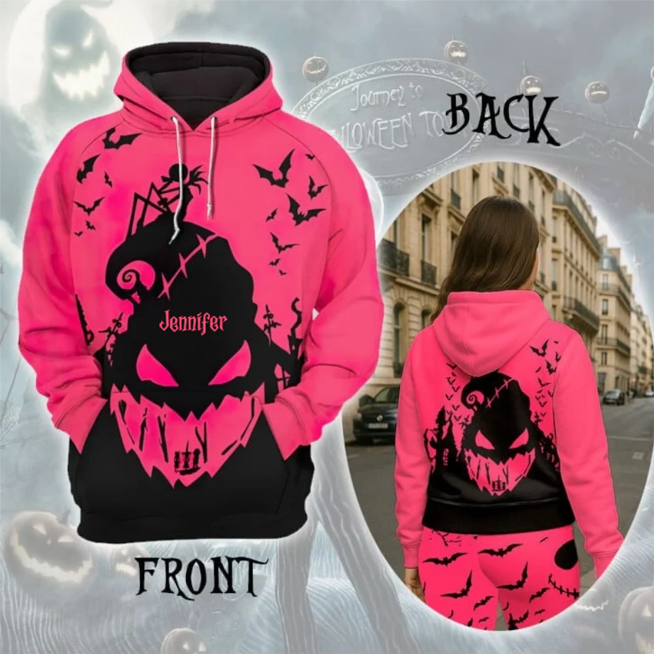 Spooky Boogie Man - Personalized Hoodie And Leggings - Halloween & Christmas Gift HH01 - Image 3