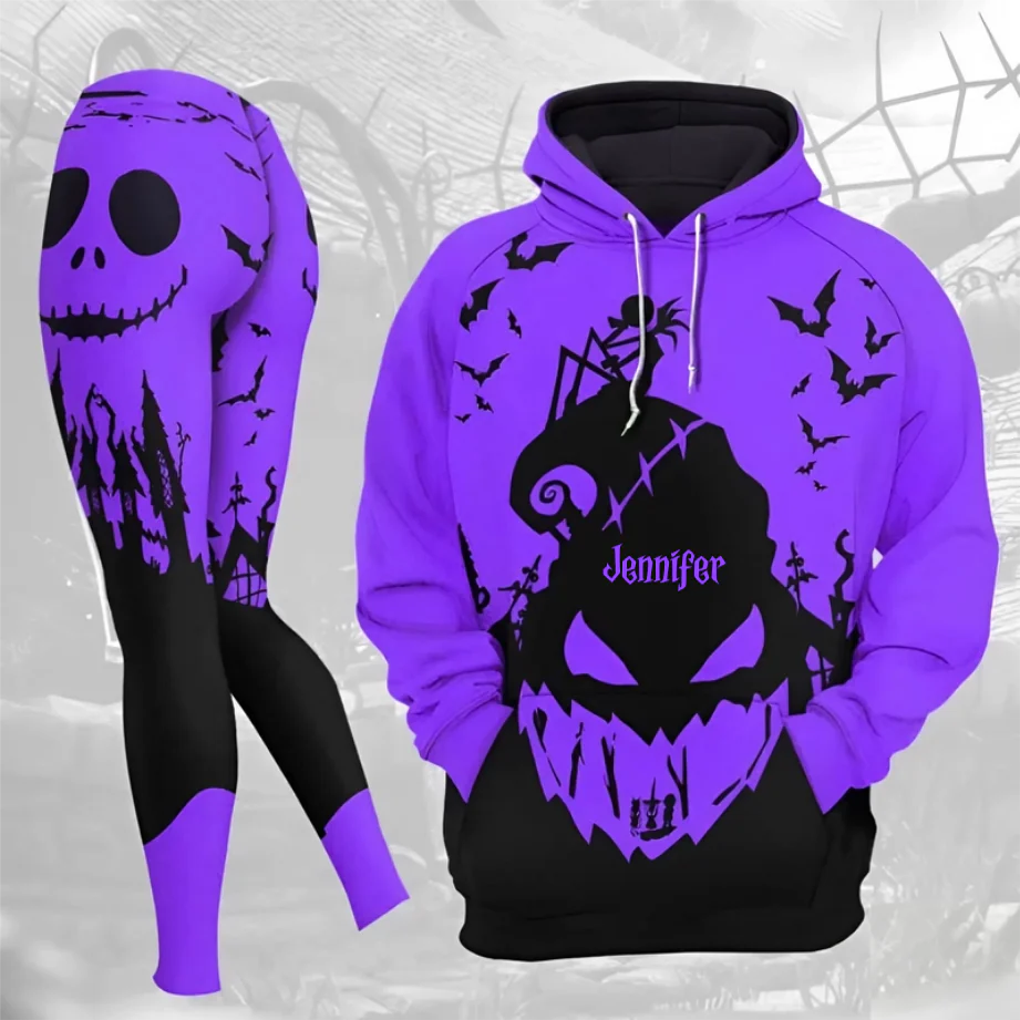 Spooky Boogie Man - Personalized Hoodie And Leggings - Halloween & Christmas Gift HH01 - Image 4