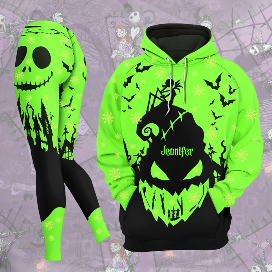 Spooky Boogie Man - Personalized Hoodie And Leggings - Halloween & Christmas Gift HH01 - Image 5