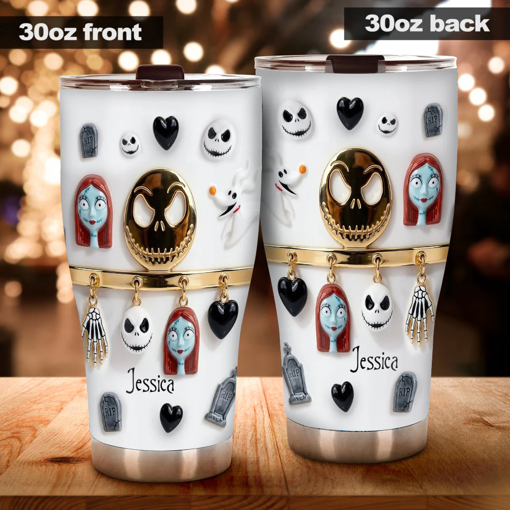 Spooky Characters - Personalized Tumbler - Gift For Movie Fans HH01 - Image 3