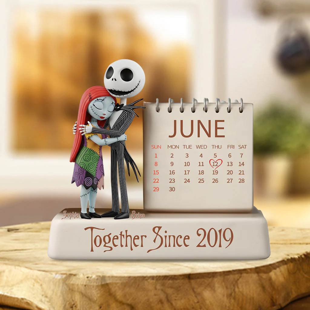 Spooky Couple Together Since - Personalized Custom Shaped Acrylic Plaque - Gift For Couples NL122 - Image 2