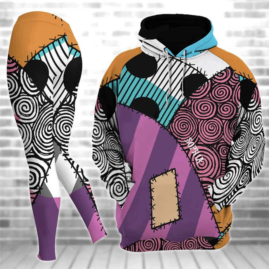 Spooky Dress Pattern - Personalized Hoodie And Leggings - Gift For Halloween, Christmas HH01