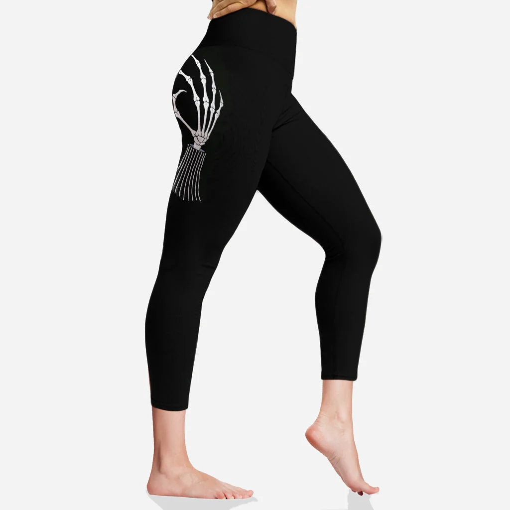 Spooky He Stole My Heart And Owns My A$$ - Personalized Leggings - Christmas Gift For Her NL122 - Image 4
