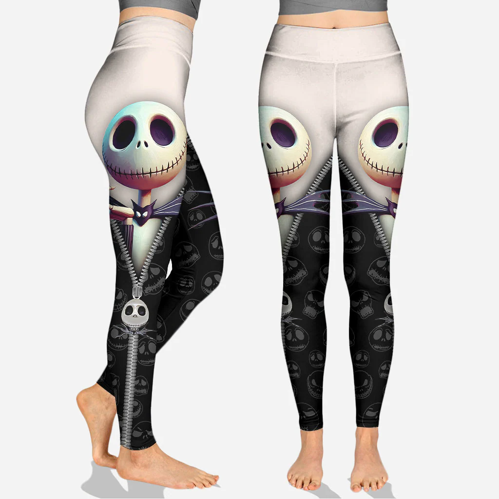 Spooky Just A Girl Who Loves Jack - Personalized Hoodie And Leggings - Gift For Horror Lovers NL122 - Image 3