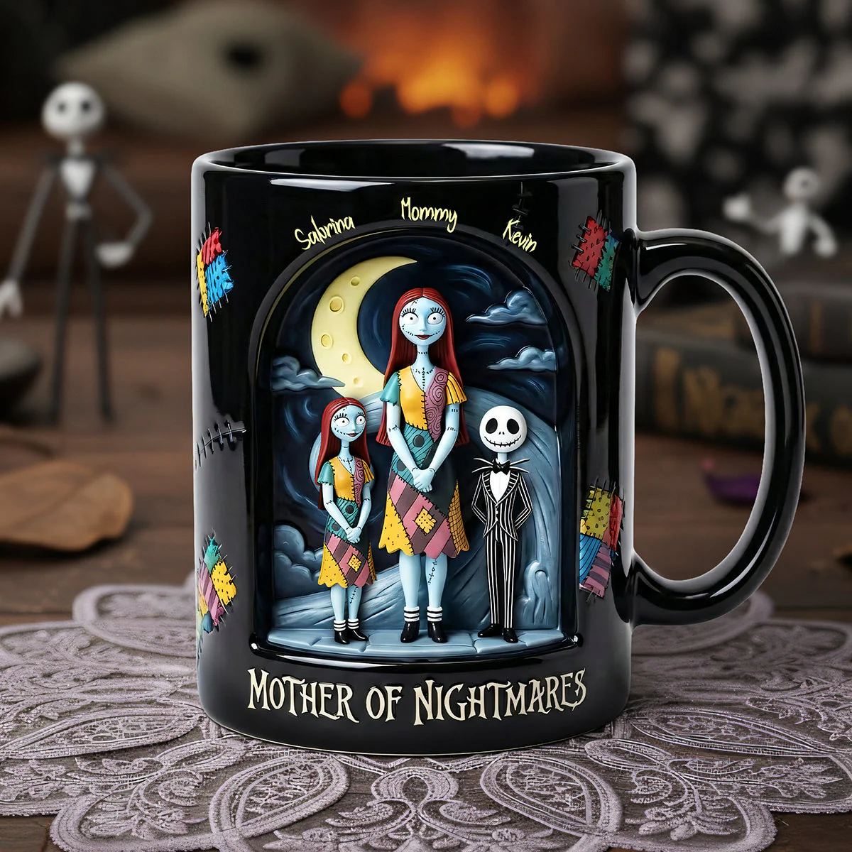 Spooky Mother Of Nightmares - Personalized Ceramic Mug - Gift For Mom, Horror Lovers, Movie Fans NL122