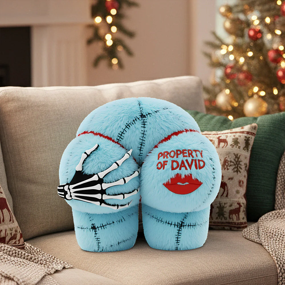 Spooky Property Of Him - Personalized Custom Shape Pillow - Gift For Couple, Christmas, Valentine | HH01