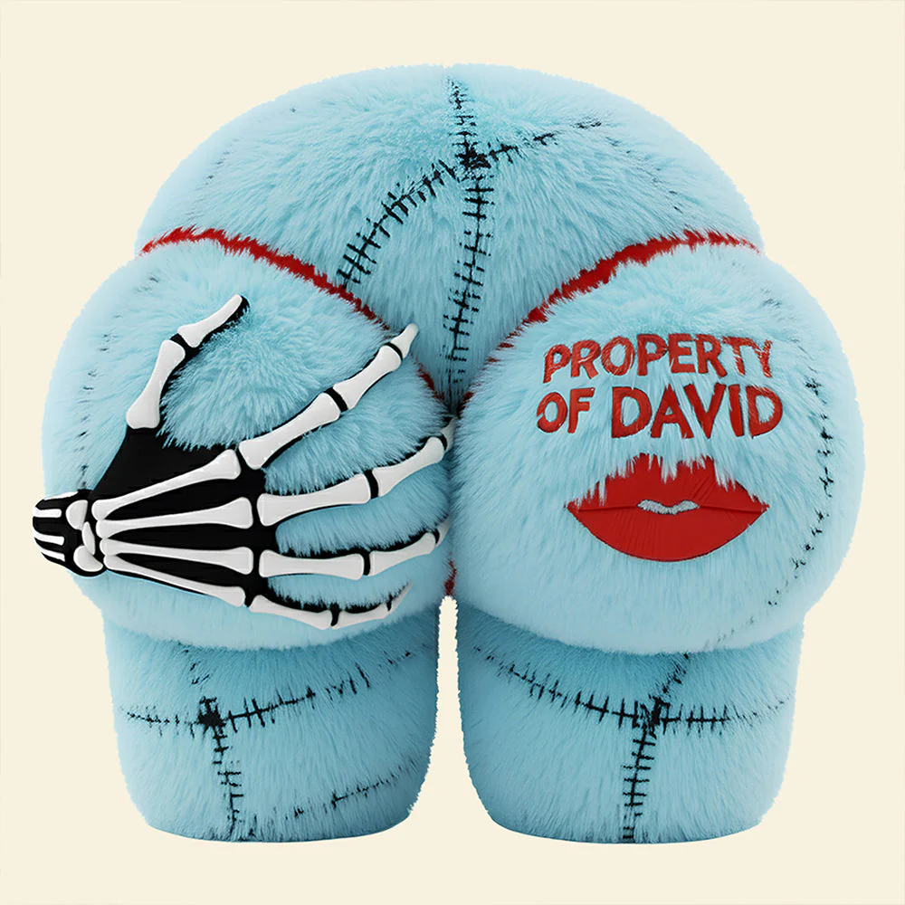 Spooky Property Of Him - Personalized Custom Shape Pillow - Gift For Couple, Christmas, Valentine | HH01 - Image 3