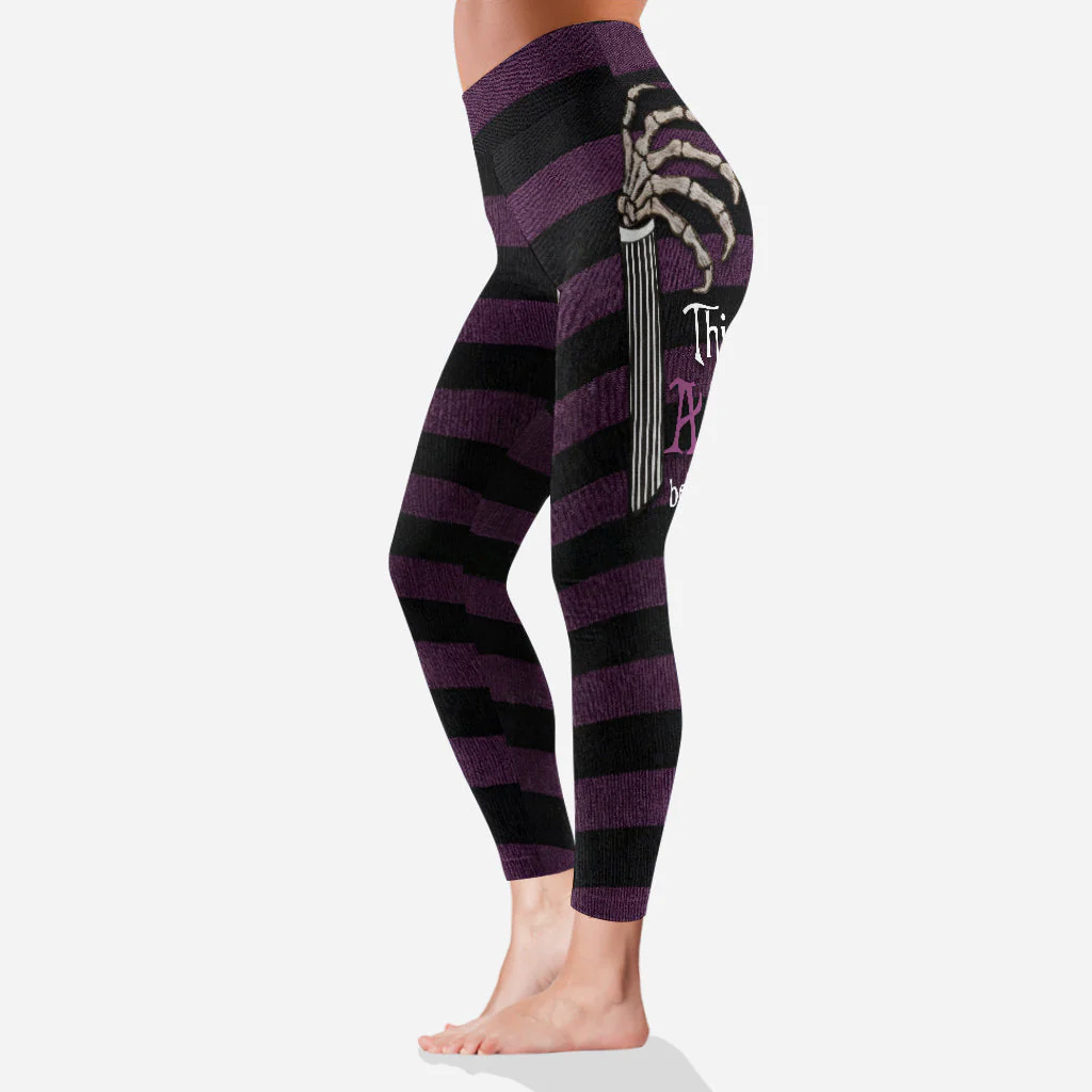 Spooky This Ass Belongs To Him - Personalized Leggings - Gift For Her NL122 - Image 4