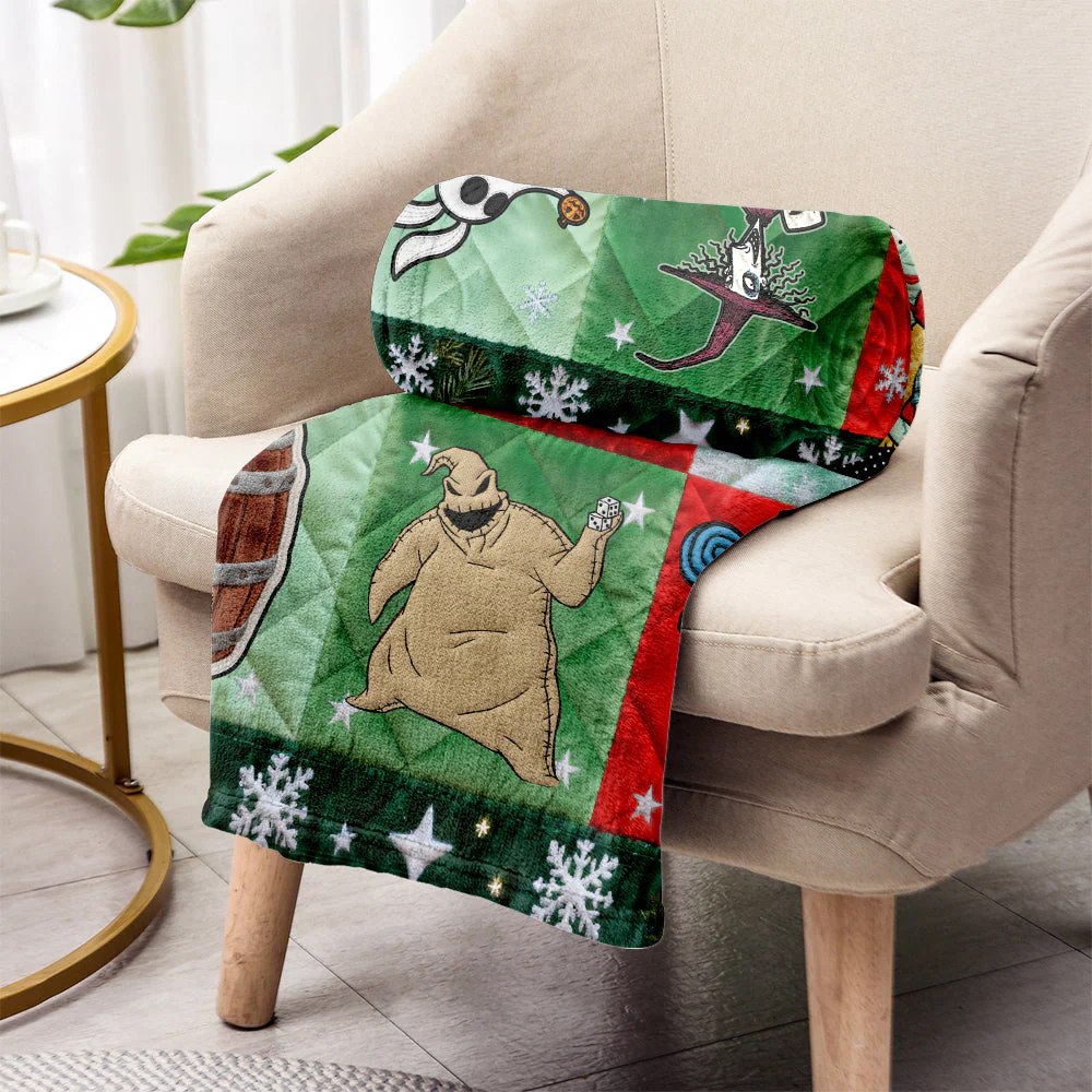 Spooky We're Simply Meant To Be - Personalized Blanket - Christmas Gift For Family NL122 - Image 3
