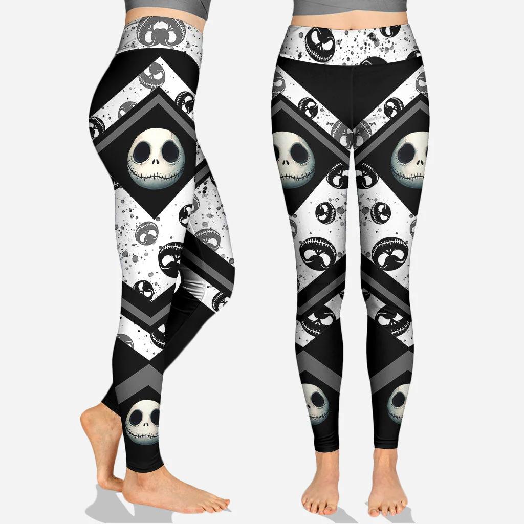 Spooky You Sound Better With Your Mouth Closed -  Personalized Hoodie and Leggings - Christmas Gift For Her HH01 - Image 3