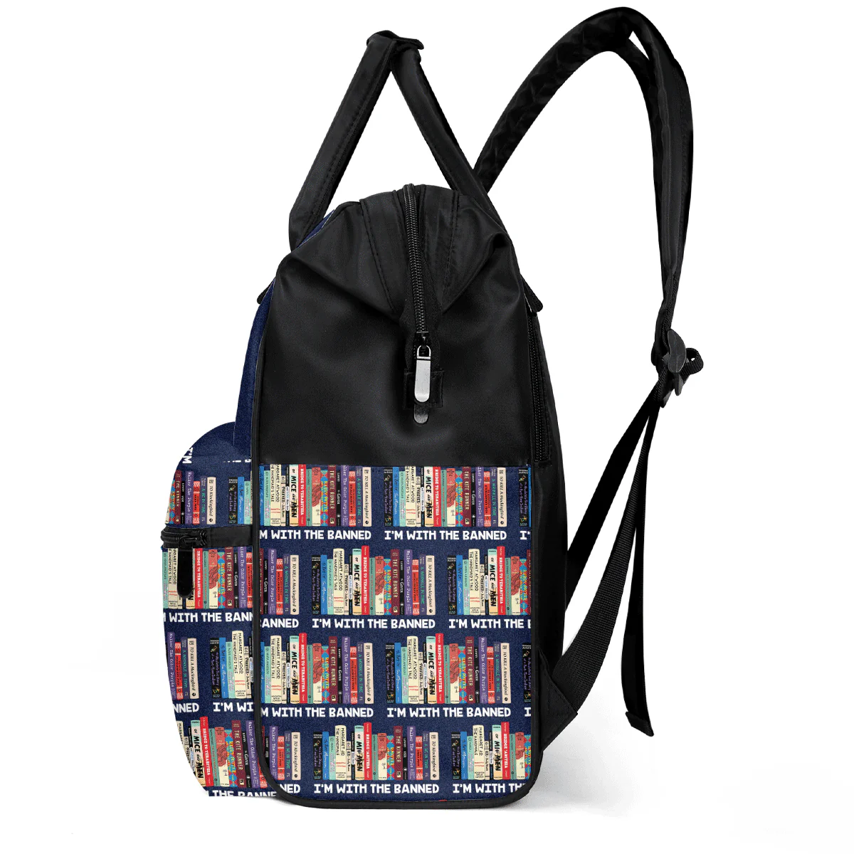 Stand With The Banned - Personalized Duckbilled Backpack - Gift For Book Lovers, Readers, Women | CLB2 HN02 - Image 2