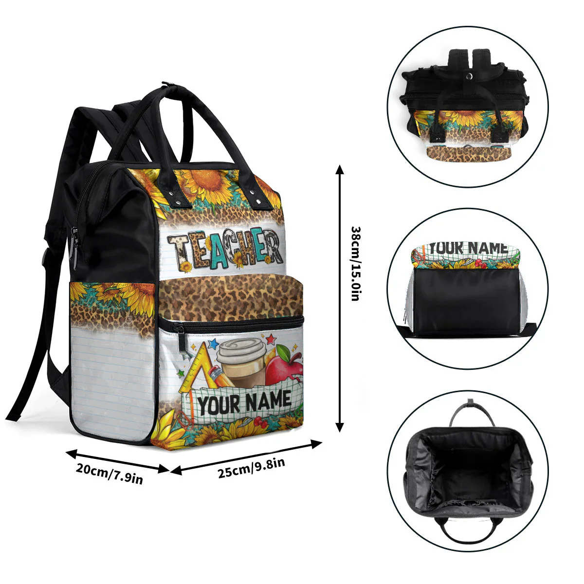 Stand With The Banned - Personalized Duckbilled Backpack - Gift For Book Lovers, Readers, Women | CLB2 HN02 - Image 7