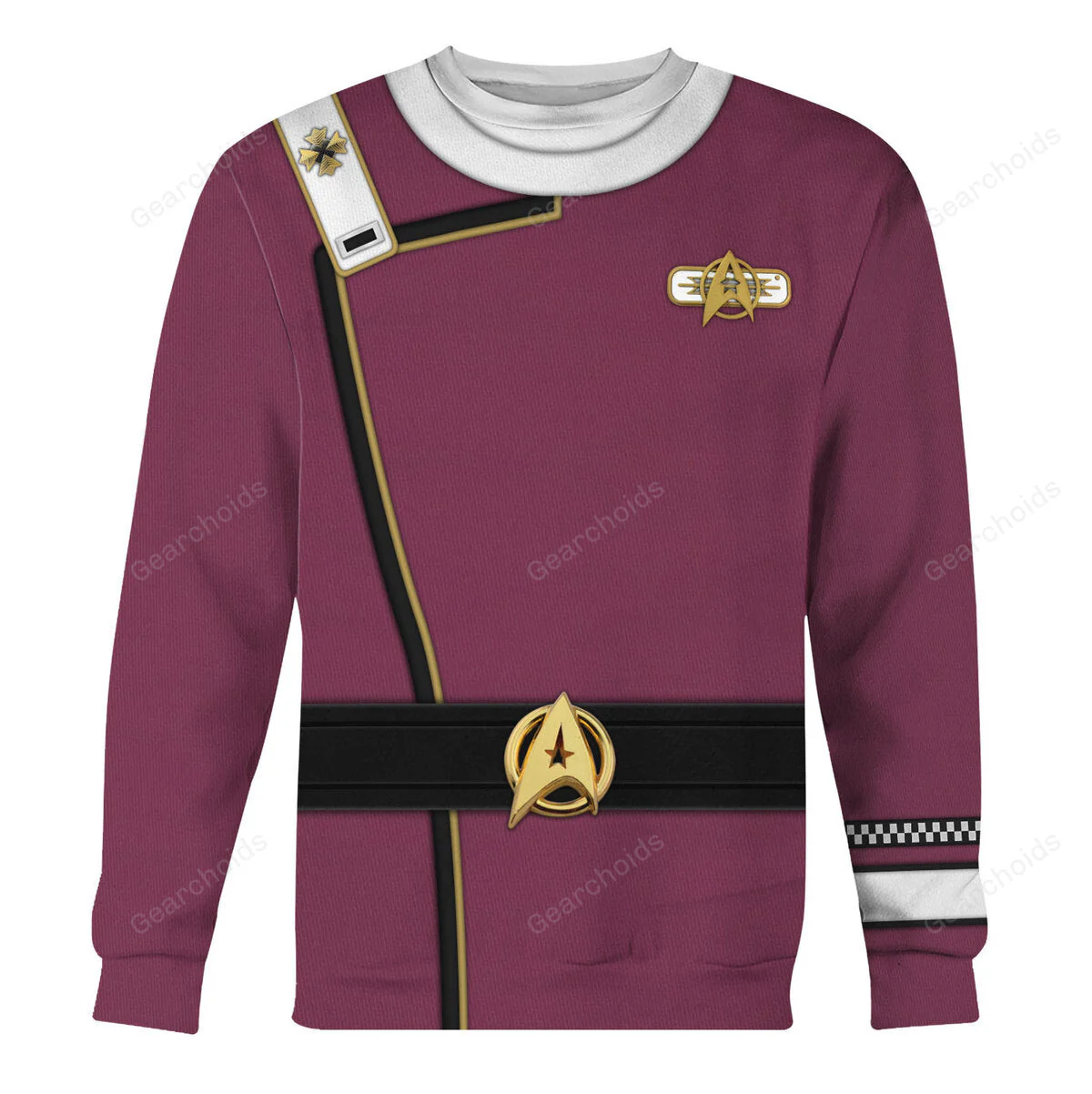 SaTr Admiral James T. Kirk Costume Hoodie Sweatshirt Sweatpants - Image 4