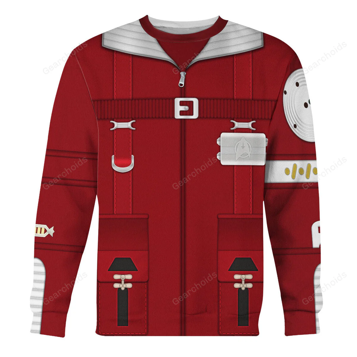 SaTr Admiral Khan Coat Costume Officer Hoodie Sweatshirt Sweatpants - Image 4