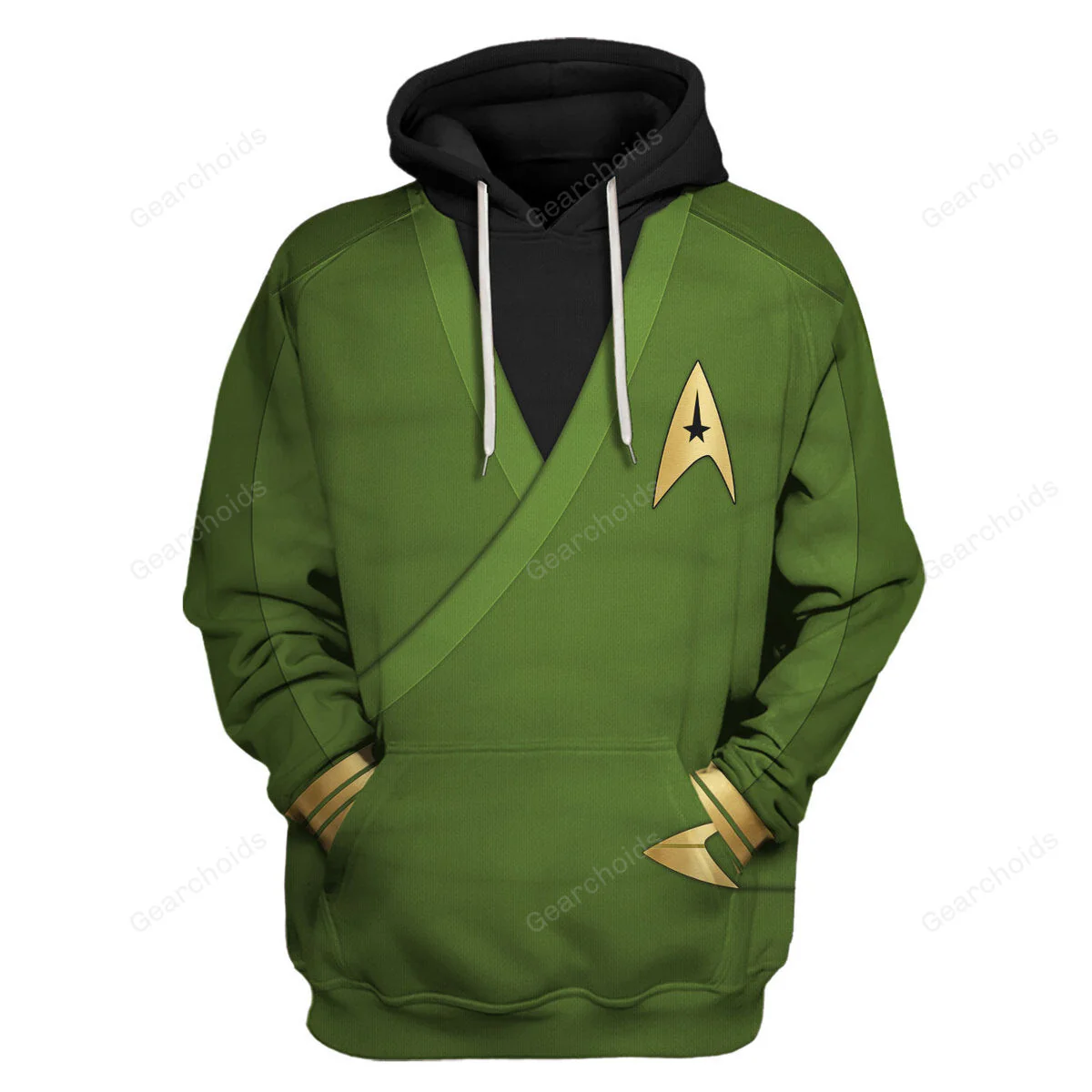 SaTr Captain Pike Green Costume Hoodie Sweatshirt Sweatpants - Image 2