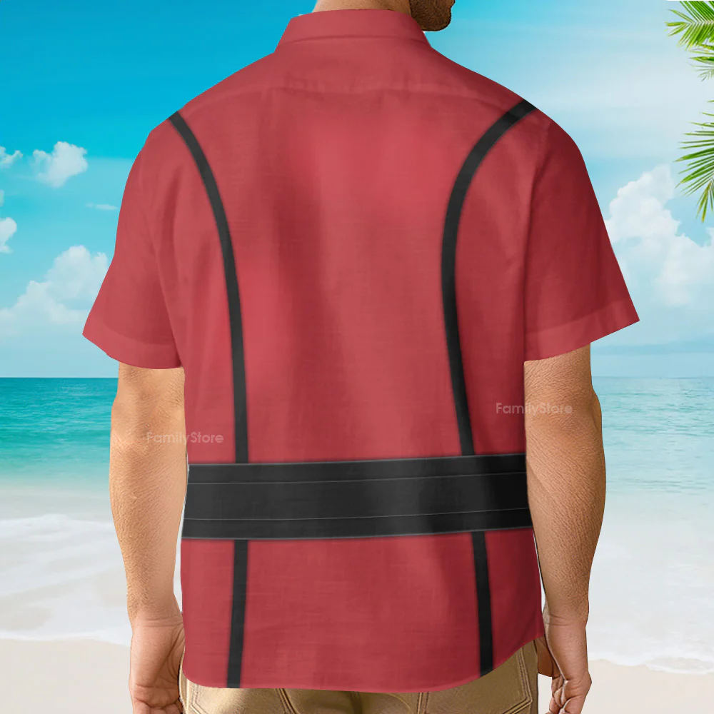 SaTr Captain Spock Costume Officer Hawaiian Shirt - Image 3