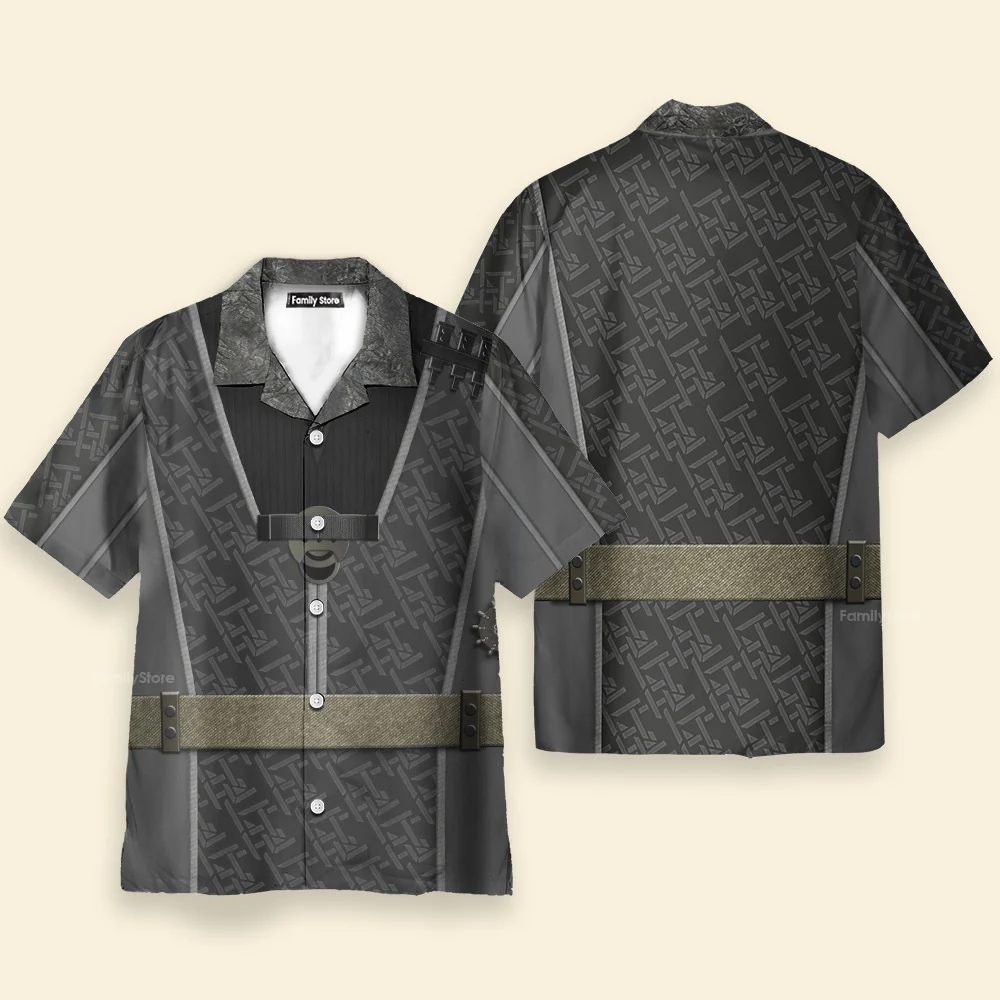SaTr Deep Space Nine Jem’Hadar Military Costume Hawaiian Shirt - Image 2