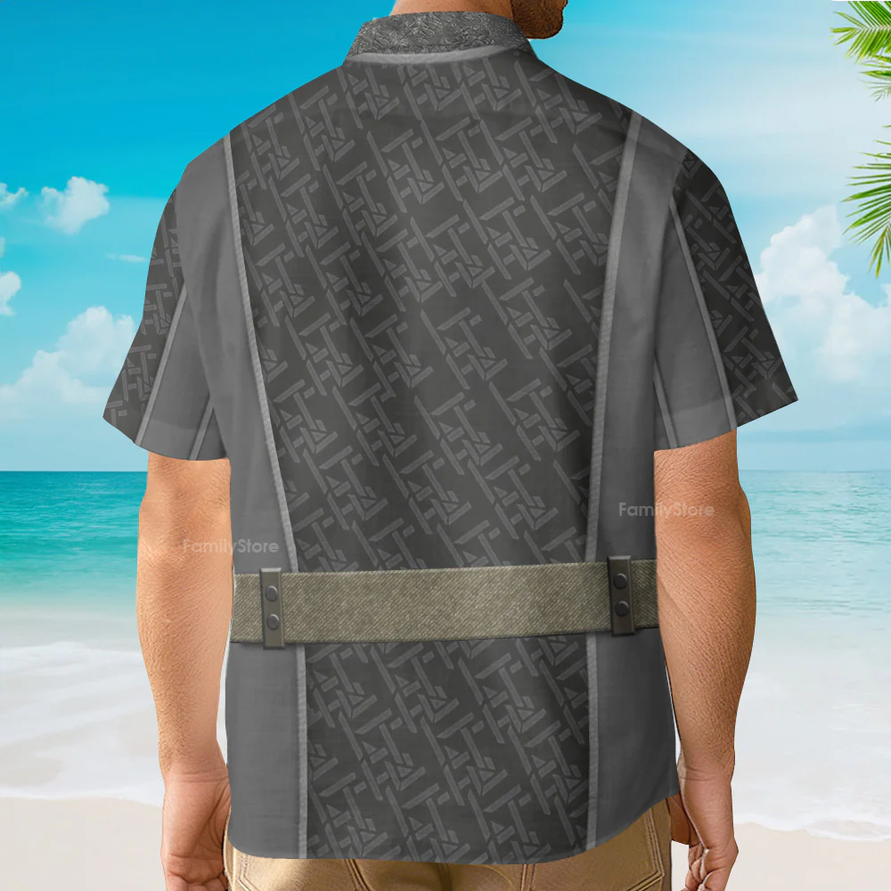 SaTr Deep Space Nine Jem’Hadar Military Costume Hawaiian Shirt - Image 3